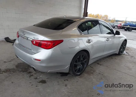 2015 Infiniti Q50 Sport from USA, damaged, VIN JN1BV7AP3FM335210